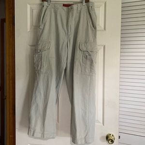 Old Navy khaki/corduroy cargo pants men 34x30
